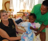 Founder of the Yolanda Thervil Foundation with  Jenny Tryhane Founder of United Caribbean Trust